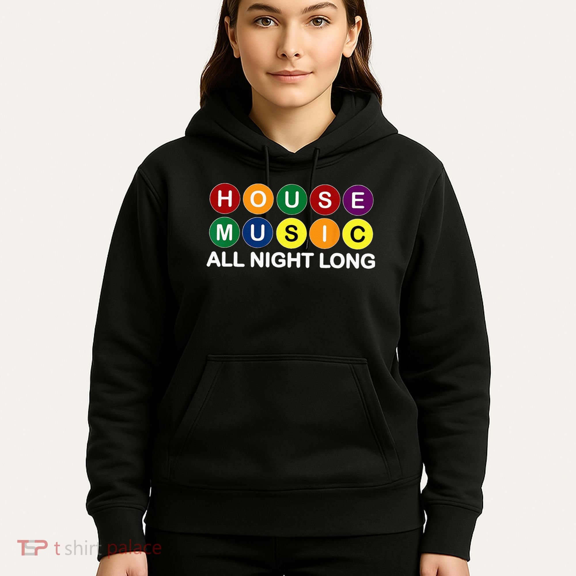 House Music All Night Long EDM DJ Hoodie