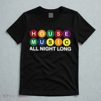 House Music All Night Long EDM DJ T-Shirt thumb 5