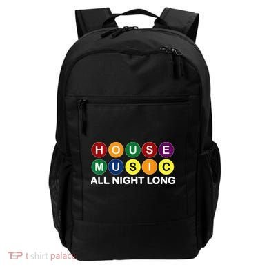 House Music All Night Long EDM DJ Backpack