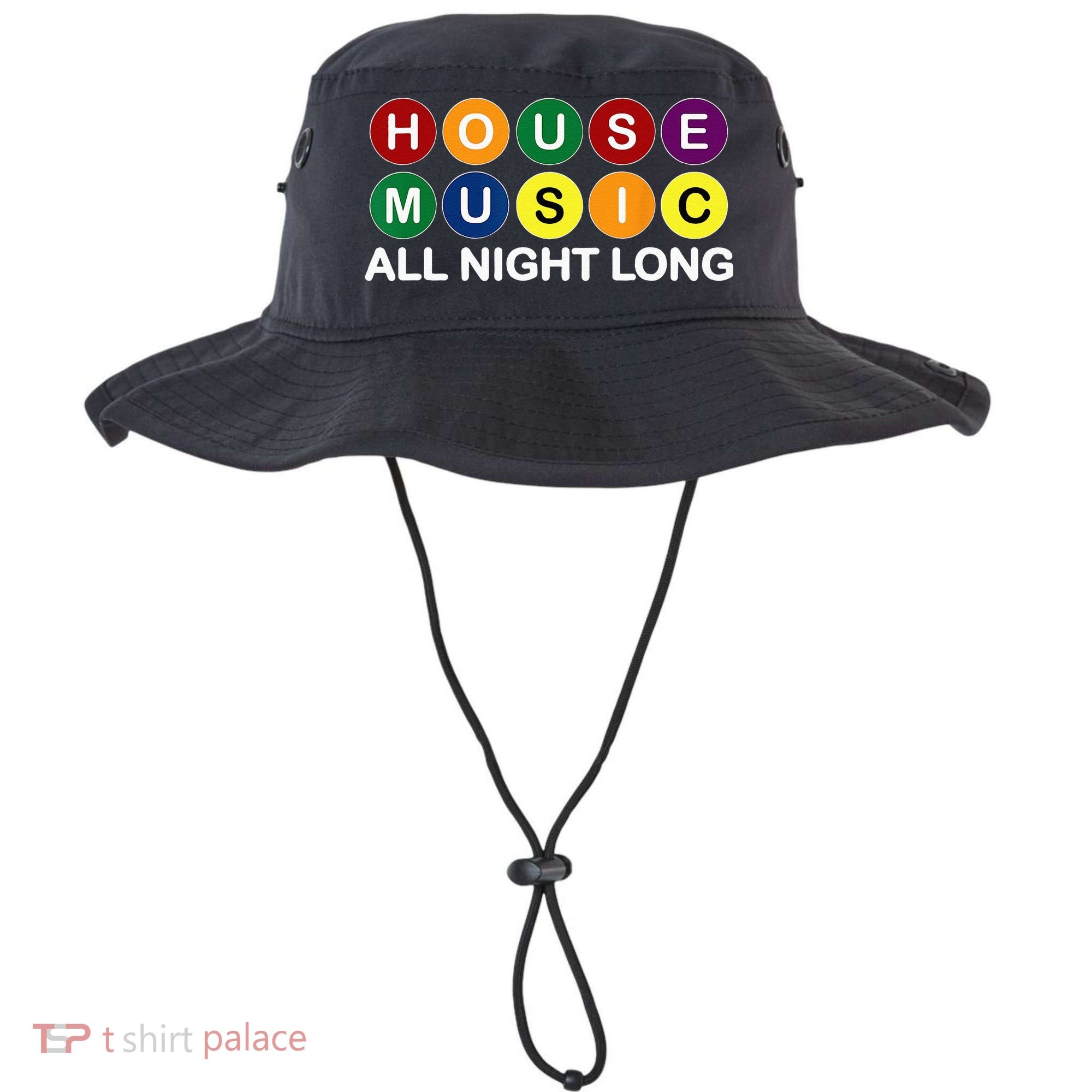House Music All Night Long EDM DJ Bucket Hat