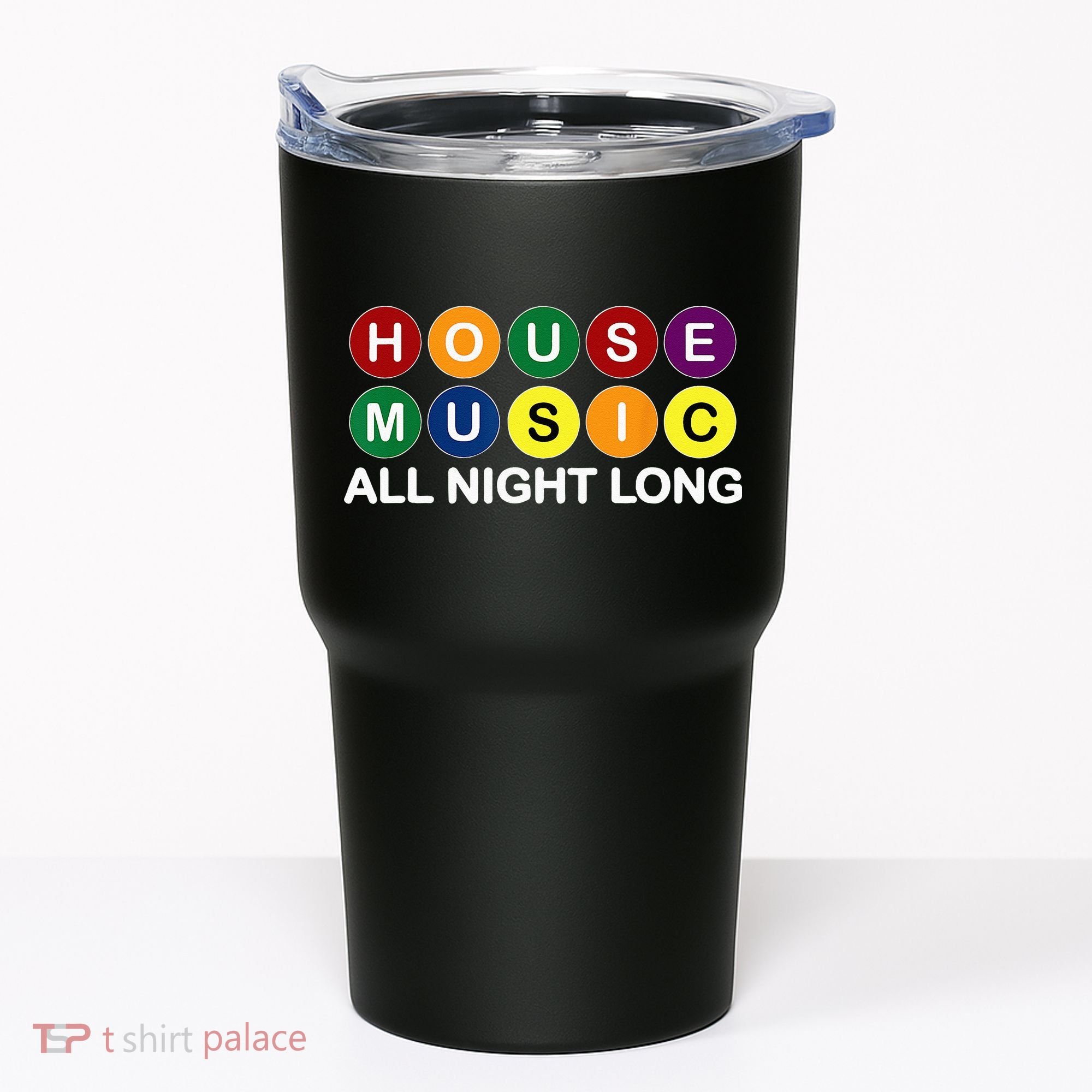House Music All Night Long EDM DJ Tumbler