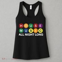 House Music All Night Long EDM DJ Women's Tank Top thumb 3