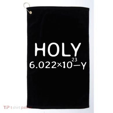 Holy Moley Avogadro Mole Carbon Funny Chemistry Golf Towel