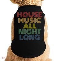 House Music All Night Long Techno Rave EDM Clubbing Doggie Tank thumb 0