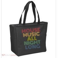 House Music All Night Long Techno Rave EDM Clubbing Tote Bag thumb 2