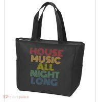 House Music All Night Long Techno Rave EDM Clubbing Tote Bag thumb 3