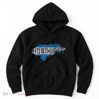 Honduran Map And Flag Souvenir Distressed Honduras Hoodie thumb 0