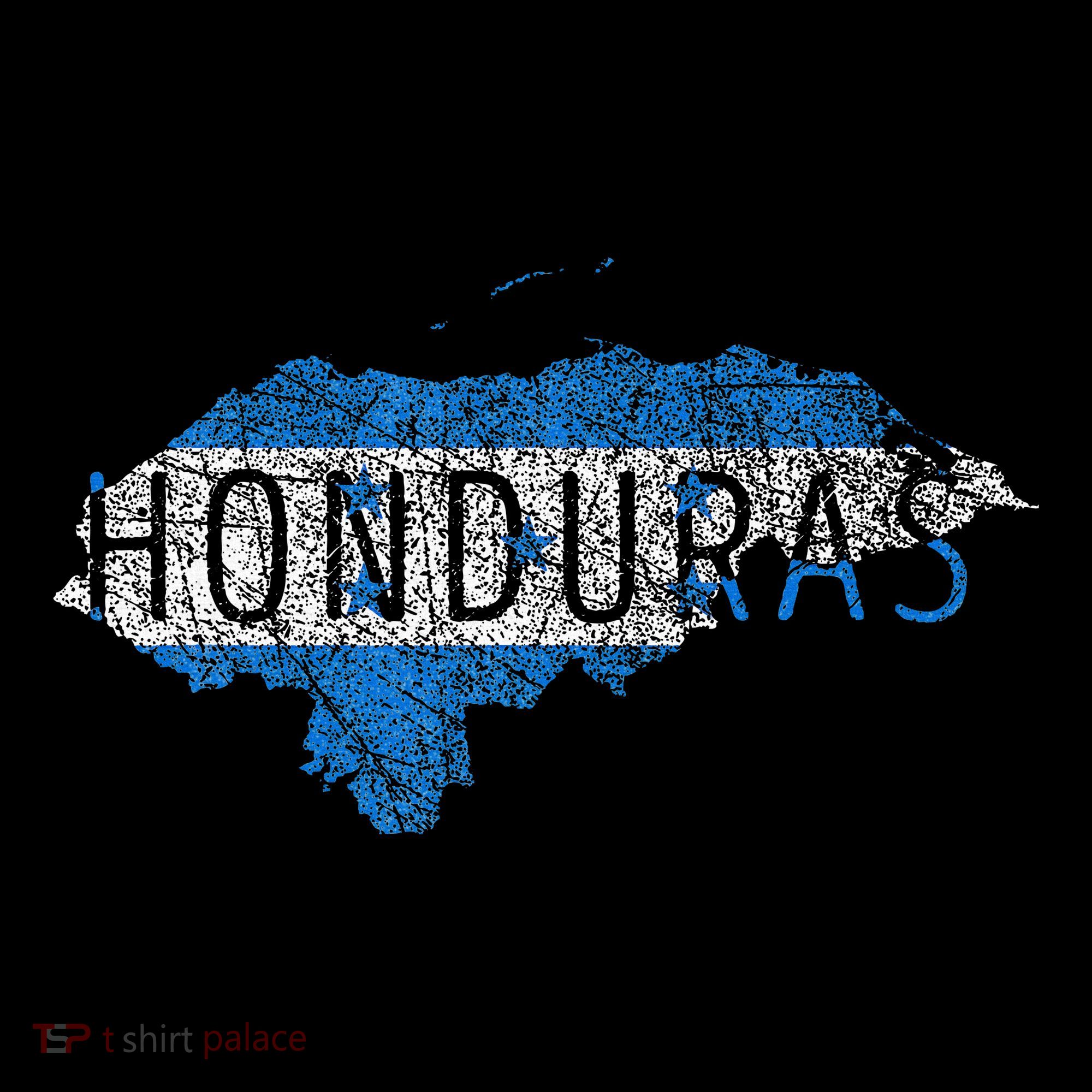 Honduran Map And Flag Souvenir Distressed Honduras Women's Hoodie