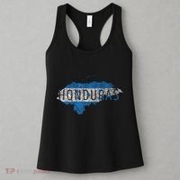 Honduran Map And Flag Souvenir Distressed Honduras Women's Tank Top thumb 3
