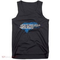 Honduran Map And Flag Souvenir Distressed Honduras Tank Top thumb 0