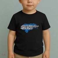 Honduran Map And Flag Souvenir Distressed Honduras Toddler T-Shirt thumb 2