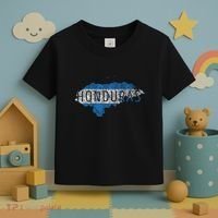 Honduran Map And Flag Souvenir Distressed Honduras Toddler T-Shirt thumb 3