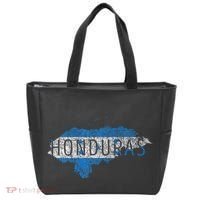 Honduran Map And Flag Souvenir Distressed Honduras Tote Bag thumb 0