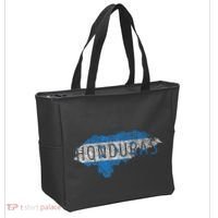 Honduran Map And Flag Souvenir Distressed Honduras Tote Bag thumb 2