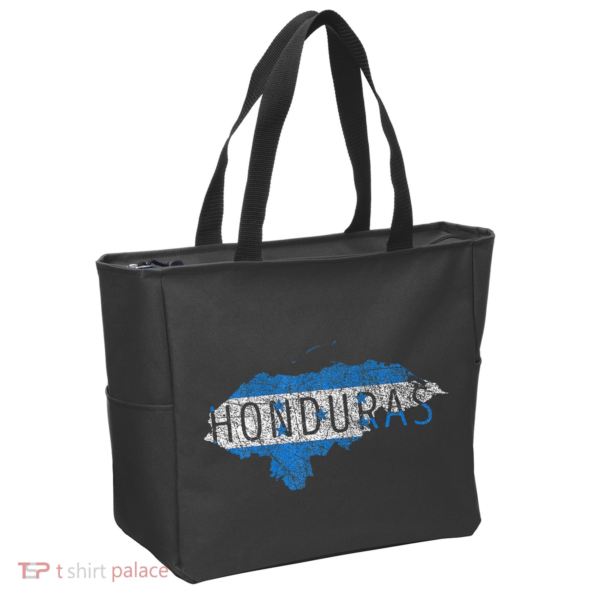 Honduran Map And Flag Souvenir Distressed Honduras Tote Bag