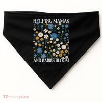 Helping Mamas And Babies Bloom Wildflowers Floral Boho USA-Made Doggie Bandana thumb 0