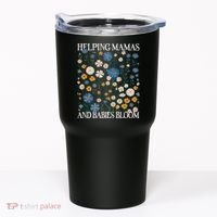Helping Mamas And Babies Bloom Wildflowers Floral Boho Tumbler thumb 0