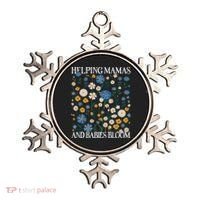 Helping Mamas And Babies Bloom Wildflowers Floral Boho Ornament thumb 0