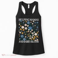 Helping Mamas And Babies Bloom Wildflowers Floral Boho Women's Tank Top thumb 0