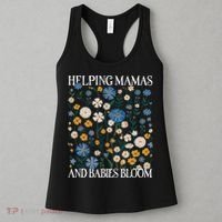 Helping Mamas And Babies Bloom Wildflowers Floral Boho Women's Tank Top thumb 3