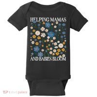 Helping Mamas And Babies Bloom Wildflowers Floral Boho Baby Bodysuit thumb 0
