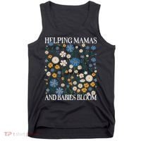 Helping Mamas And Babies Bloom Wildflowers Floral Boho Tank Top thumb 0