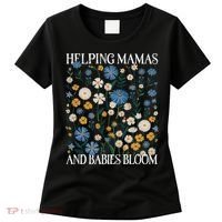Helping Mamas And Babies Bloom Wildflowers Floral Boho Women's T-Shirt thumb 0