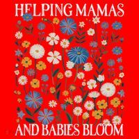 Helping Mamas And Babies Bloom Wildflowers Floral Boho Santa Hat thumb 1