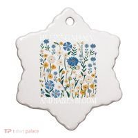Helping Mamas And Babies Bloom Wildflowers Floral Boho Ceramic Ornament thumb 0