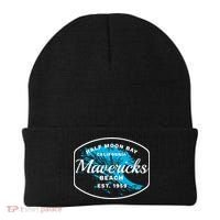 Half Moon Bay Mavericks Beach Surfing Gift Travel Gift Beanie thumb 0