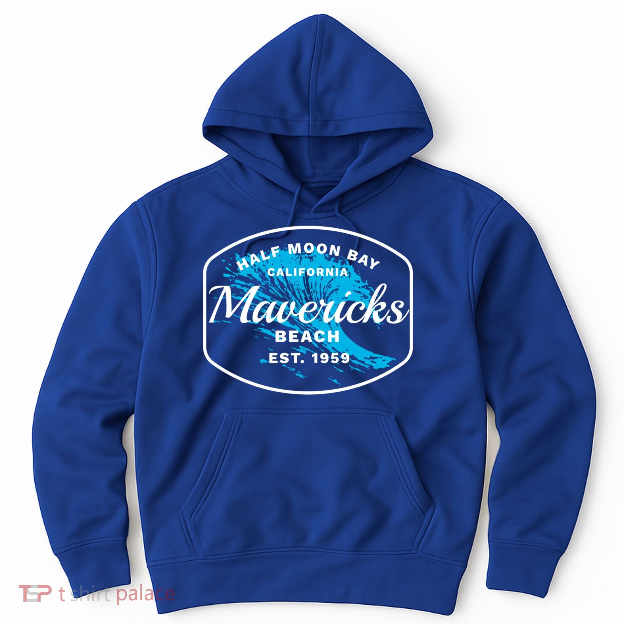 Half Moon Bay Mavericks Beach Surfing Gift Travel Gift Hoodie