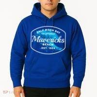 Half Moon Bay Mavericks Beach Surfing Gift Travel Gift Hoodie thumb 2