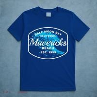 Half Moon Bay Mavericks Beach Surfing Gift Travel Gift T-Shirt thumb 5