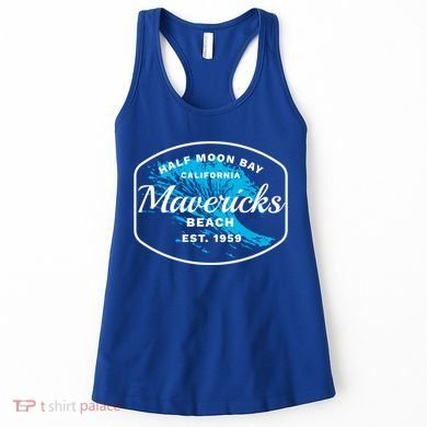 Half Moon Bay Mavericks Beach Surfing Gift Travel Gift Women's Tank Top