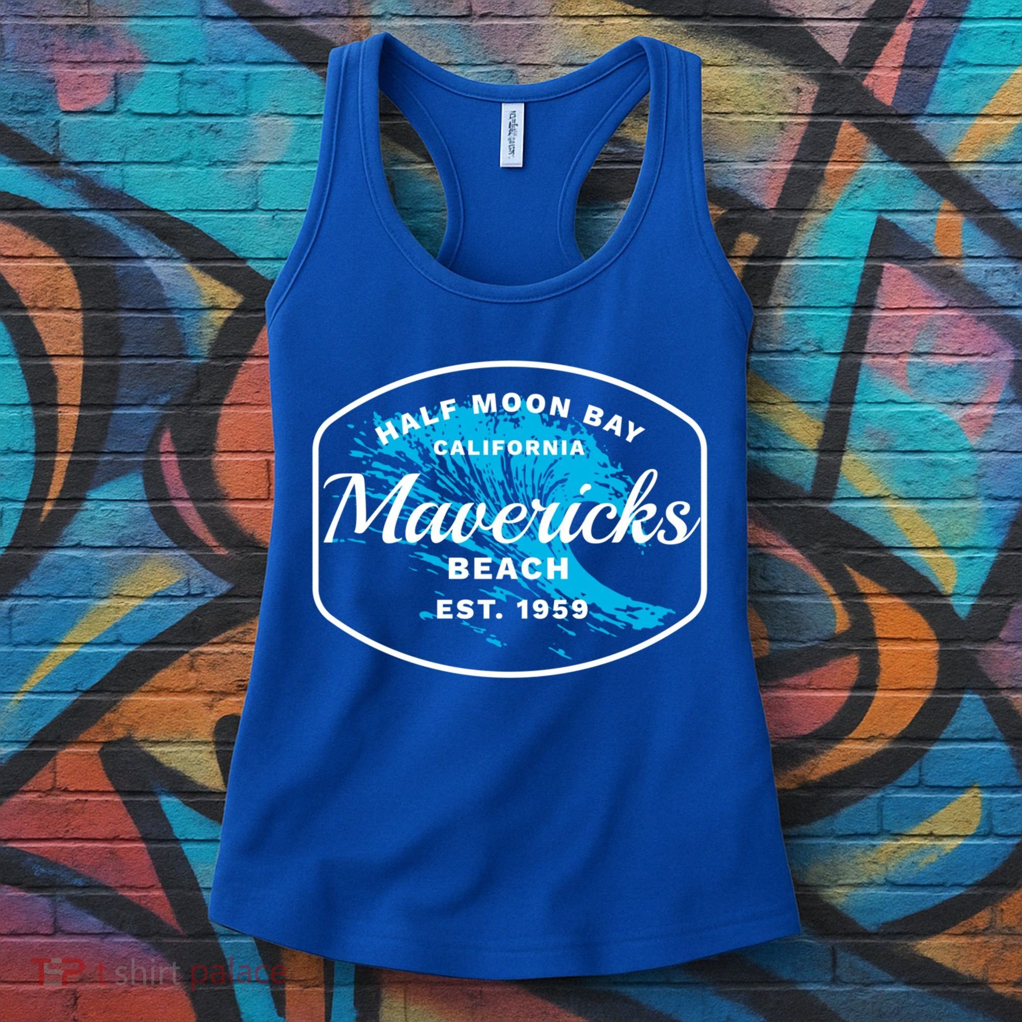 Half Moon Bay Mavericks Beach Surfing Gift Travel Gift Women's Tank Top