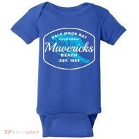 Half Moon Bay Mavericks Beach Surfing Gift Travel Gift Baby Bodysuit thumb 0