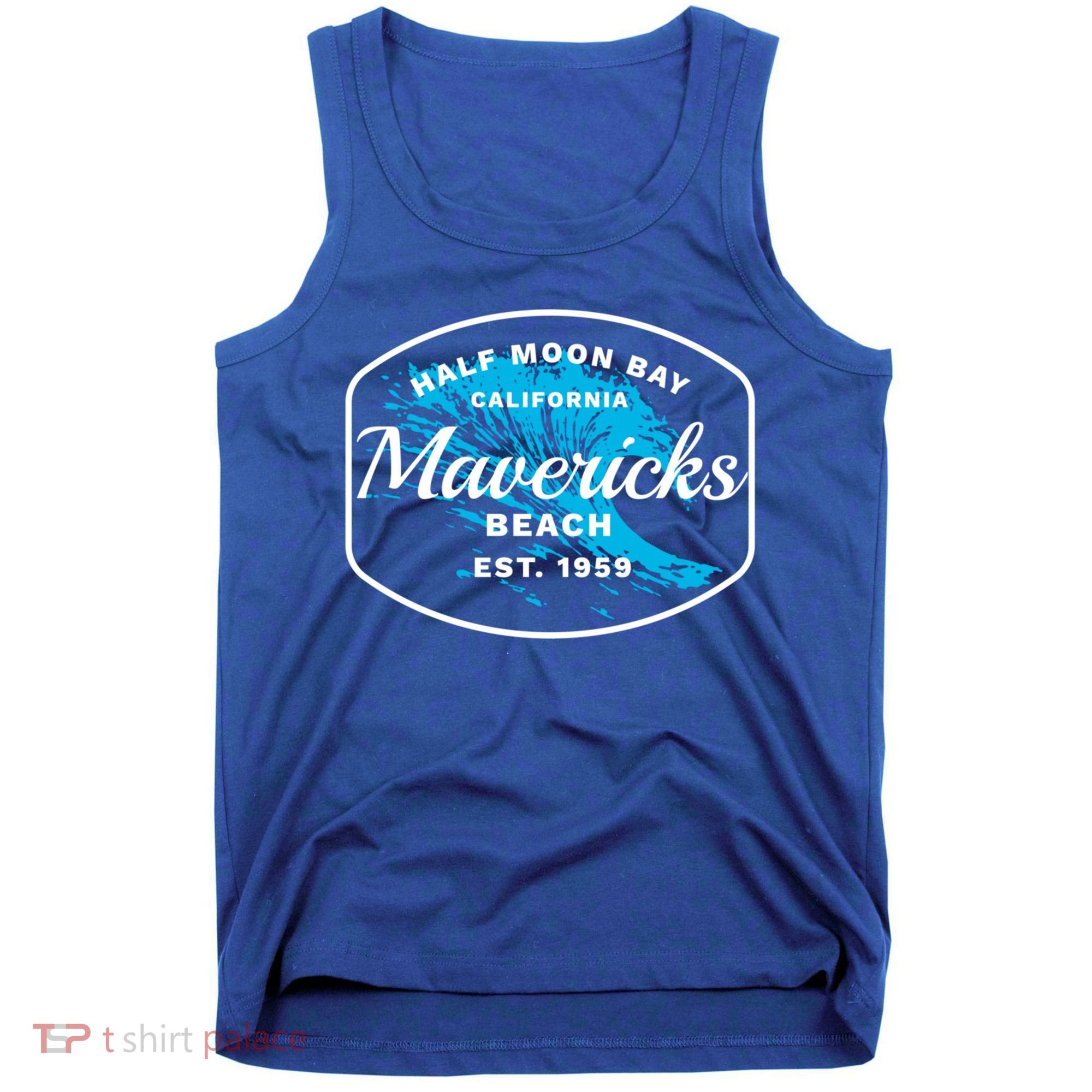 Half Moon Bay Mavericks Beach Surfing Gift Travel Gift Tank Top