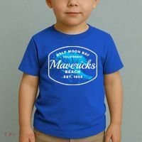 Half Moon Bay Mavericks Beach Surfing Gift Travel Gift Toddler T-Shirt thumb 2