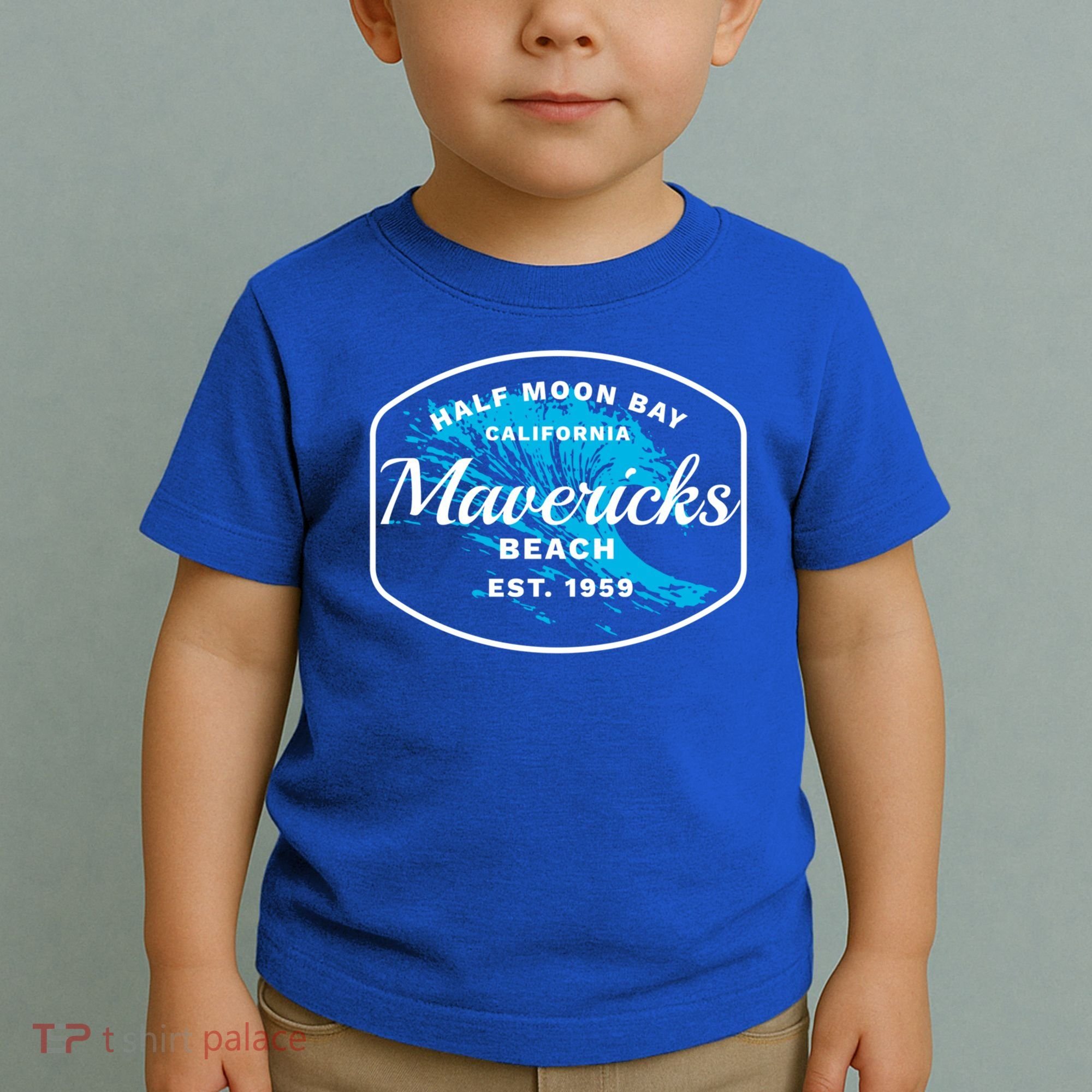 Half Moon Bay Mavericks Beach Surfing Gift Travel Gift Toddler T-Shirt