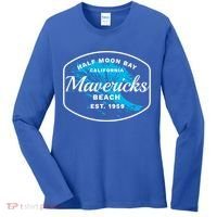 Half Moon Bay Mavericks Beach Surfing Gift Travel Gift Women's Long Sleeve Shirt thumb 0