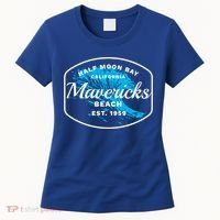 Half Moon Bay Mavericks Beach Surfing Gift Travel Gift Women's T-Shirt thumb 0