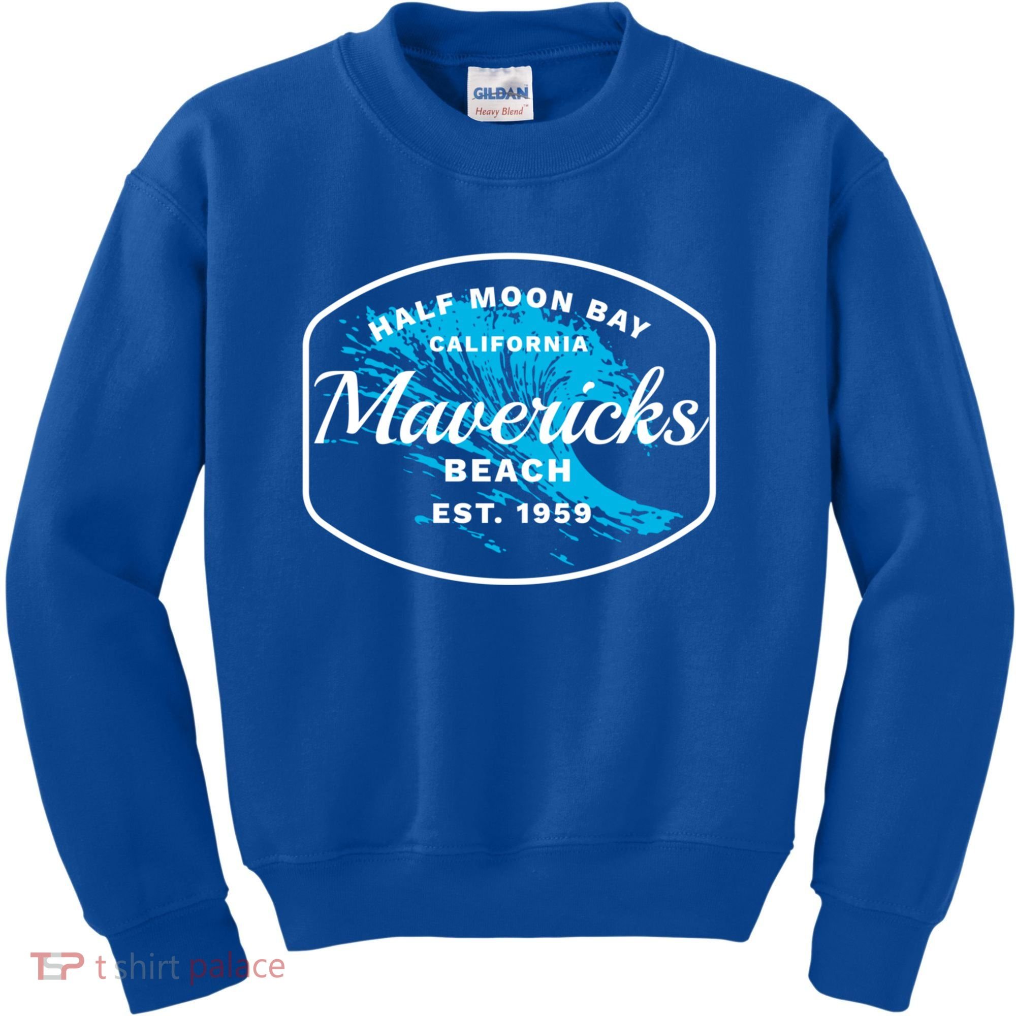 Half Moon Bay Mavericks Beach Surfing Gift Travel Gift Kids Sweatshirt