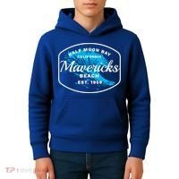 Half Moon Bay Mavericks Beach Surfing Gift Travel Gift Kids Hoodie thumb 4
