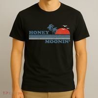 Honey Moonin Beach Honeymoon Vacation Women Couples Gift T-Shirt thumb 3