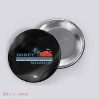Honey Moonin Beach Honeymoon Vacation Women Couples Gift Button thumb 0