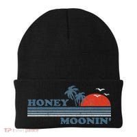 Honey Moonin Beach Honeymoon Vacation Women Couples Gift Beanie thumb 0