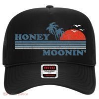 Honey Moonin Beach Honeymoon Vacation Women Couples Gift Hat thumb 0
