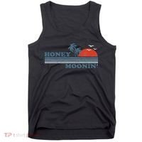 Honey Moonin Beach Honeymoon Vacation Women Couples Gift Tank Top thumb 0