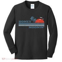 Honey Moonin Beach Honeymoon Vacation Women Couples Gift Kids Long Sleeve Shirt thumb 0