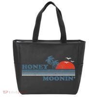 Honey Moonin Beach Honeymoon Vacation Women Couples Gift Tote Bag thumb 0